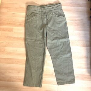 NWT H&M Khaki Chino Straight Leg Pants Women’s Size 18 Plus Office Career